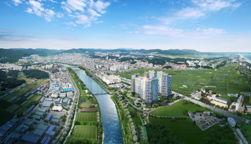 한신공영, 강릉 송정-회산에 프리미엄 브랜드 ‘한신더휴’ 아파트 선보인다