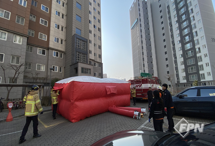 해남소방서, 아파트 대상 소방훈련ㆍ안전점검