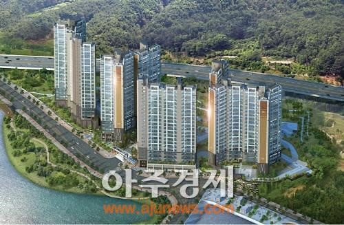 랜드마크 아파트로 주목...'고성 코아루 더파크'