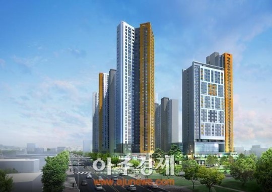 휴그린 아파트 투시도