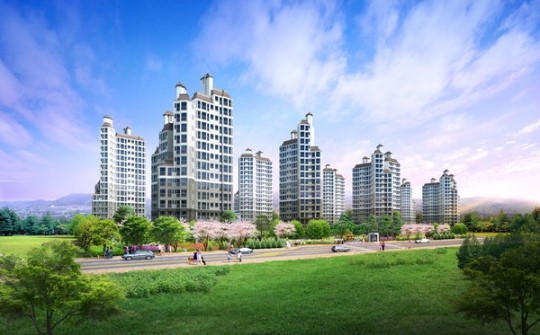 [홍천]홍천 9년만에 분양아파트 단지 인기