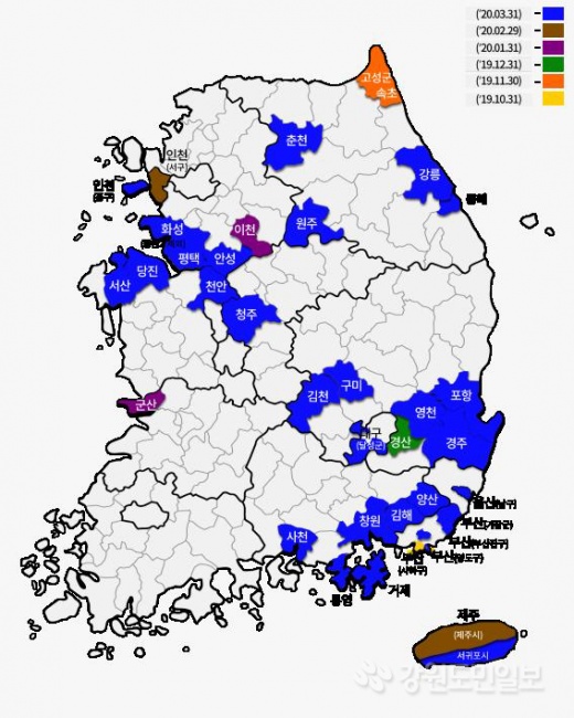 강원 미분양 12개월 추이 — 월평균 3310세대