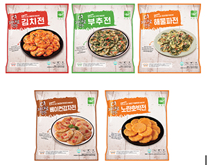 감자전 김치전 해물전