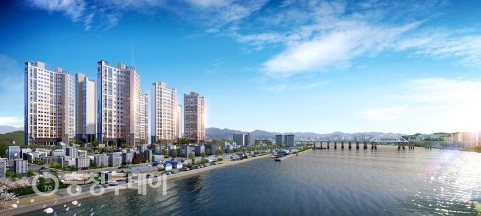 ‘장항 이테크 더리브’ 장항산단 배후수요…프리미엄 아파트