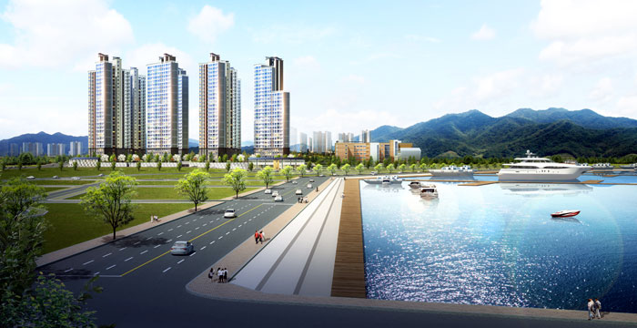 화성산업, 경남 `거제 코아루파크드림` 공급