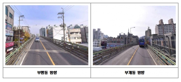 인천시, 12일부터 '43년 된 부개고가교 노면정비 공사' 실시