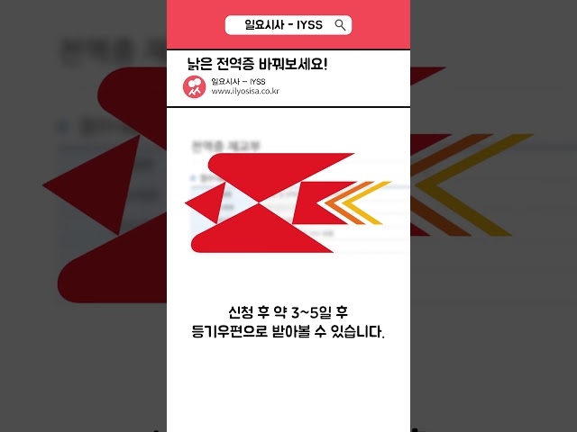 플라스틱 카드형 전역증