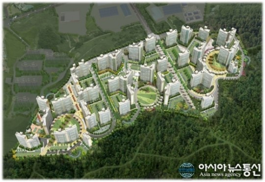 음성에서도 강남스타일 아파트를 만날 수 있다.