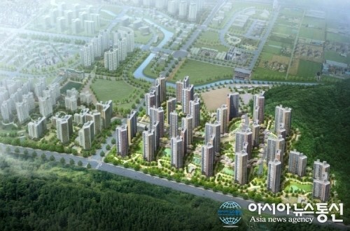 한강센트럴블루힐 아파트 배치도