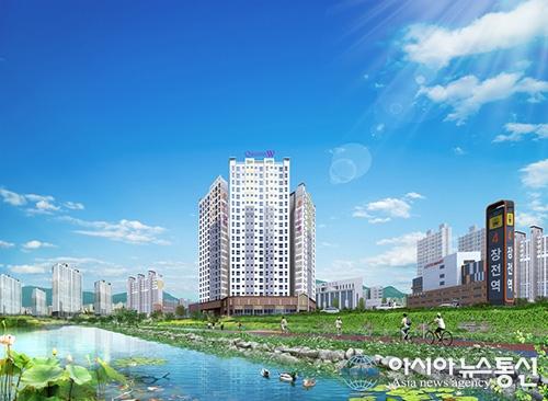 부산 금정구 중소형 물량 부족, '퀸즈W 장전역' 중소형아파트 30일 분양!
