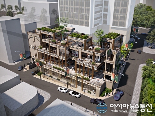 상업시설 ‘외관 특화’ … ‘펜트힐 캐스케이드’ 눈길
