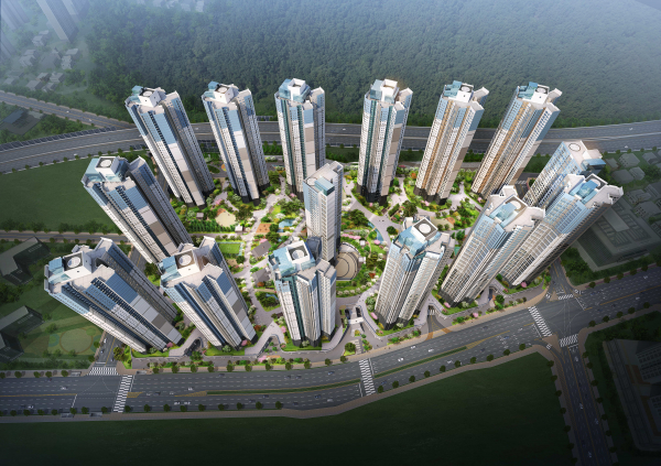 더스카이 아파트 조감도