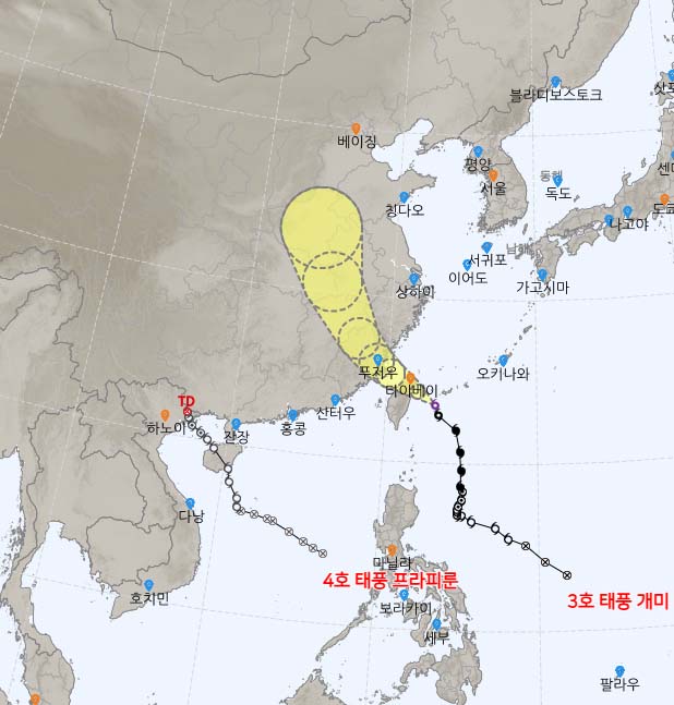 2026년 한국 장마 기간