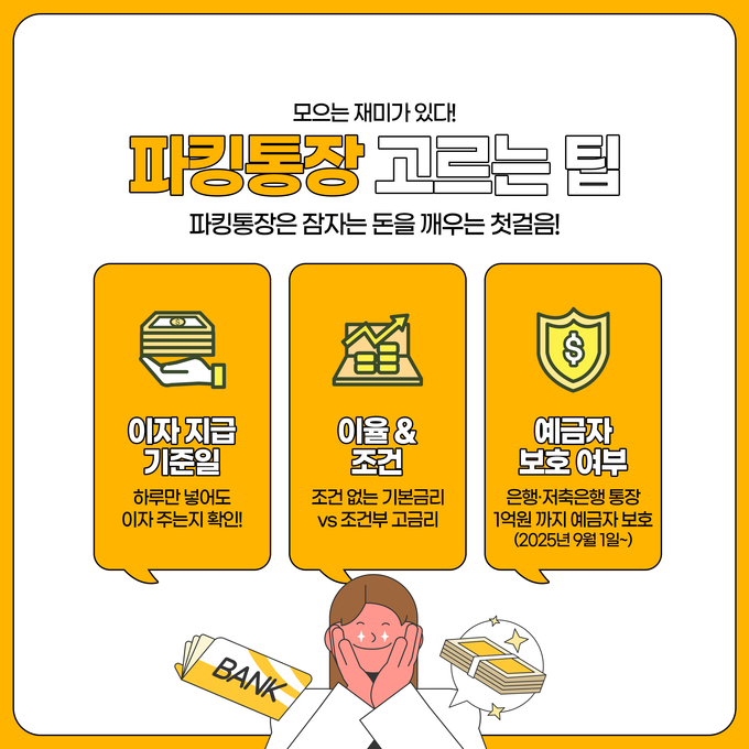 파킹통장 금리 비교 차트