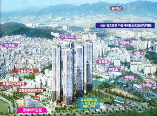 경기도 이천 안흥동 서희스타힐스 지역주택조합 분양