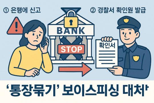 통장묶기 피해 발생 초기 대처법
