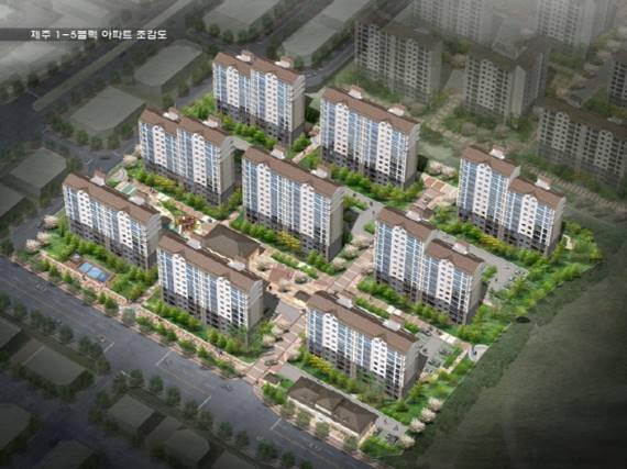 제주 삼화지구 '사랑으로' 부영 8차 임대아파트, 1순위 청약 마감