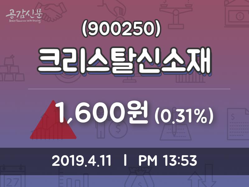 크리스탈신소재(900250) 관련 이미지 7
