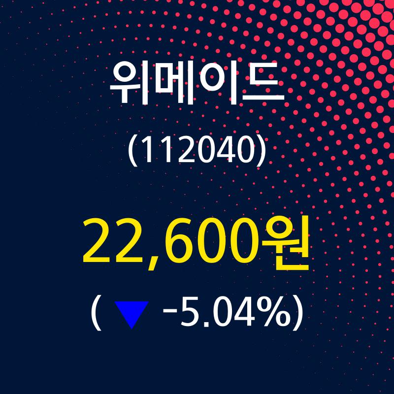 위메이드 (112040) 주가 분석 — 시세·전망·투자 포인트 총정리 (2026) — 주식 데이터 이미지