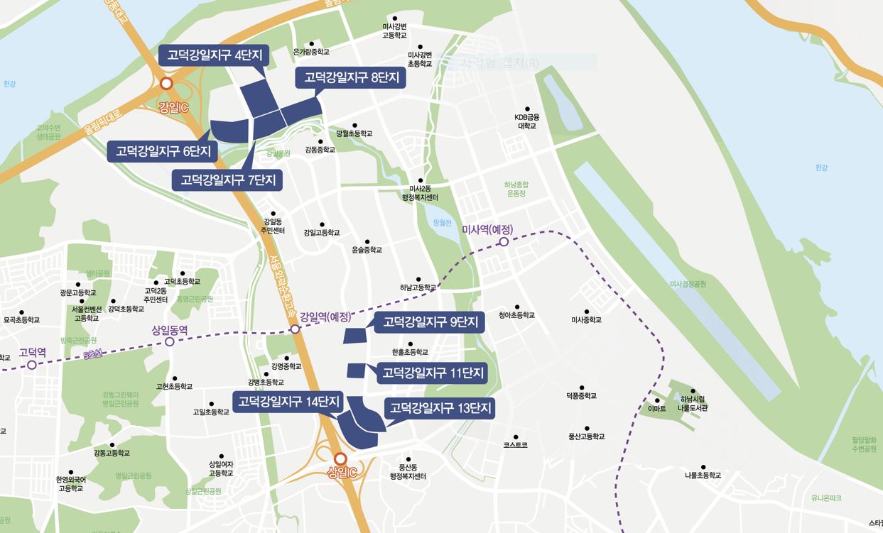 SH, 고덕강일 아파트 단지 내 상가 19호 분양