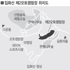 입화산 참살이숲 제2오토캠핑장