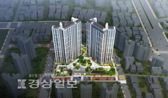 시티프라디움 아파트 투시도