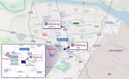 시티건설, '울산 대현 시티프라디움' 분양 총 216세대 규모 조성