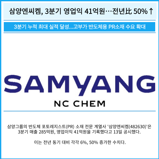 삼양엔씨켐(482630) 관련 이미지 6