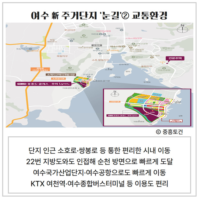 [카드] '여수 소제지구 첫 분양' 중흥S-클래스 우미린 4월 분양