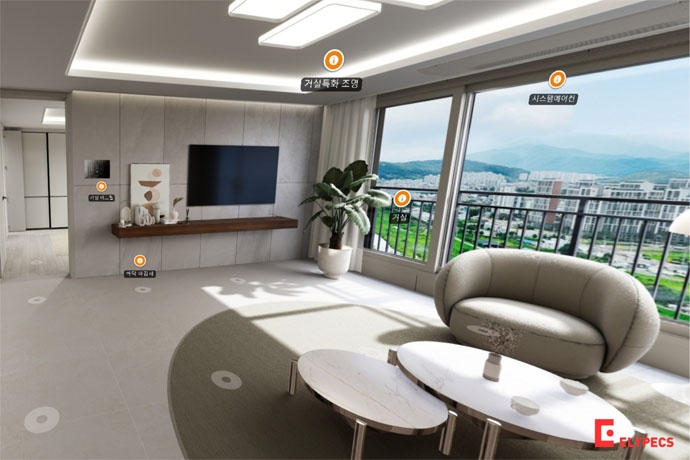 올림플래닛 '울산KTX 우방 아이유쉘 퍼스트' 엘리펙스로 빌드한 메타버스 견본주택 공개