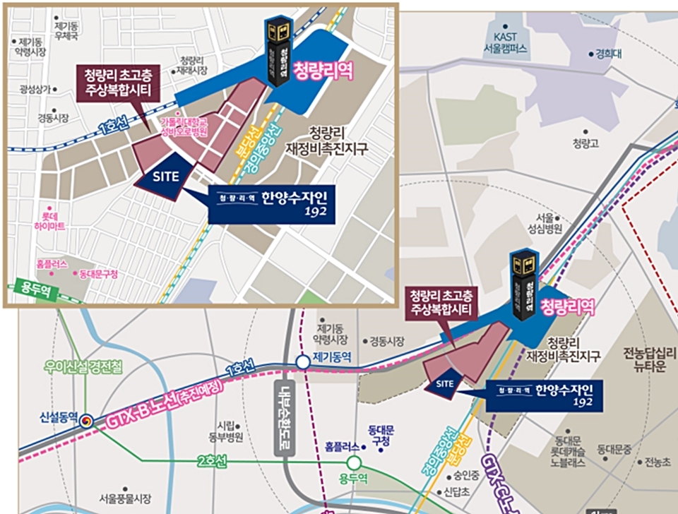 [분양소식] '청량리역 한양수자인 192' 견본주택 5일 개관