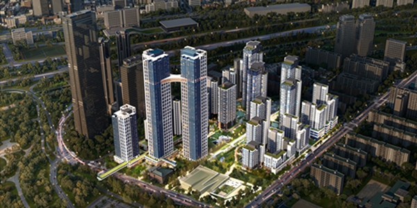 서울 여의도 시범아파트 2500세대 규모 대단지로, 정비계획 심의 통과