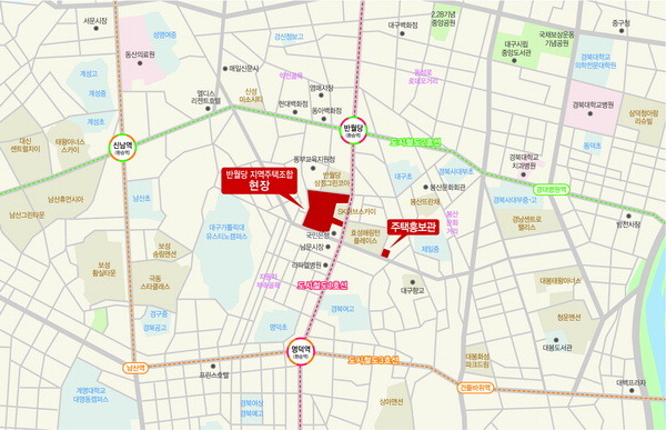 대구 중심지가 850만원대? '반월당 동서프라임36.5' 뜬다