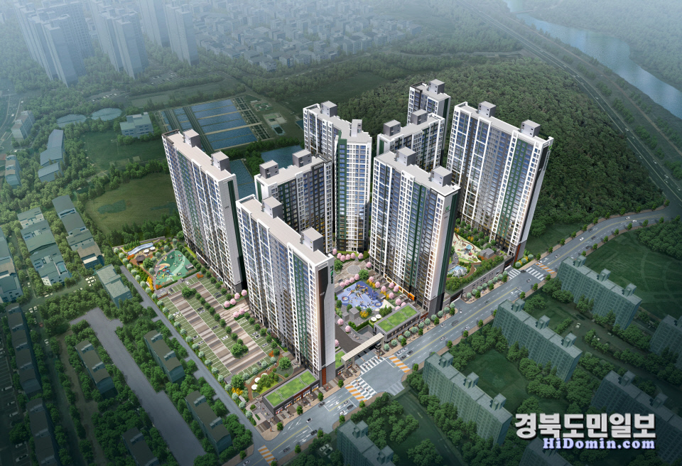 산단 직주근접형 아파트 '구미 해모로 리버시티'