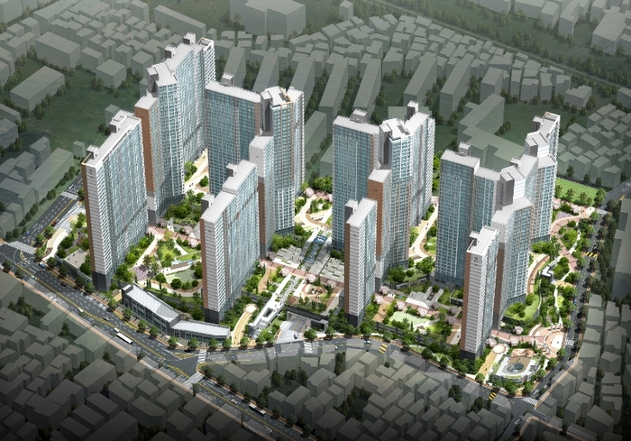 중흥S클래스 아파트 조감도