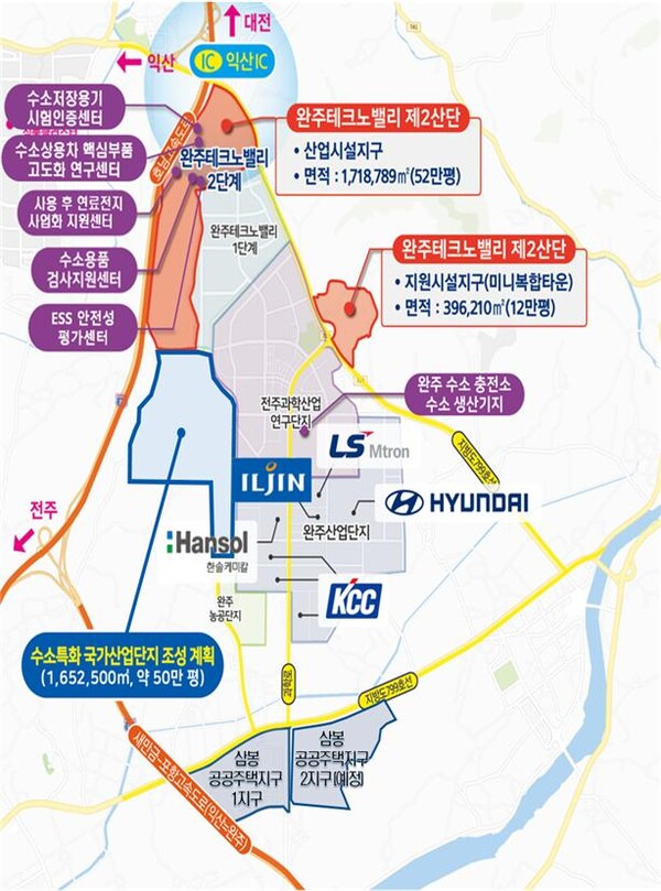 전북 수소특화단지에 입주 희망 기업 '넘쳐'...산단지정 '청신호'
