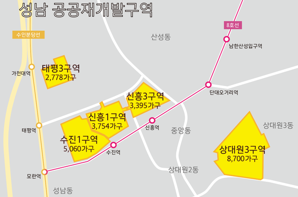 성남 신흥1재개발, 근생빌라 원주민 현금청산 논란