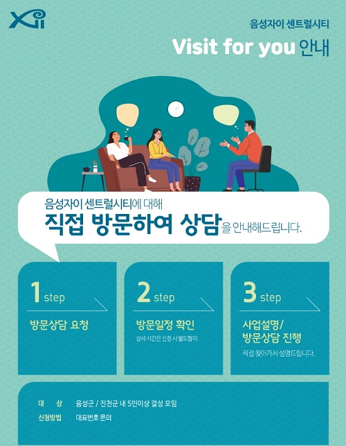 음성자이 센트럴시티, 찾아가는 소사업설명회 진행