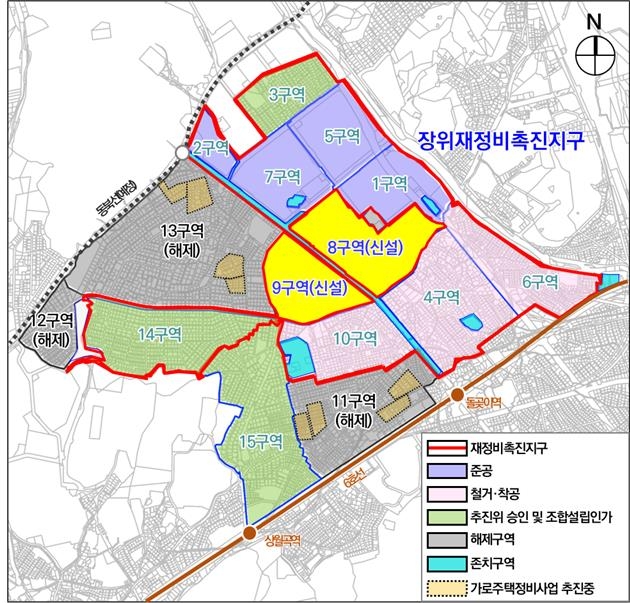장위8·9구역 5076세대 아파트 단지로 탈바꿈…용두1구역 6지구엔 977세대 건립
