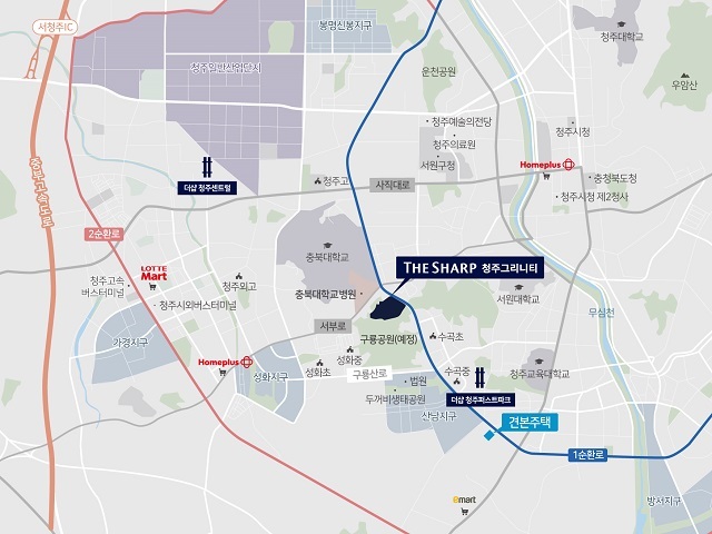 포스코건설, 충북 청주서 ‘더샵 청주그리니티’ 내달 분양 예정