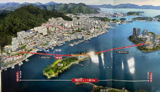여수 경도 연륙교 예산 여수시의회서 또 삭감