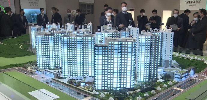 위파크 마륵공원, 청약 평균 경쟁률 9.68대 1