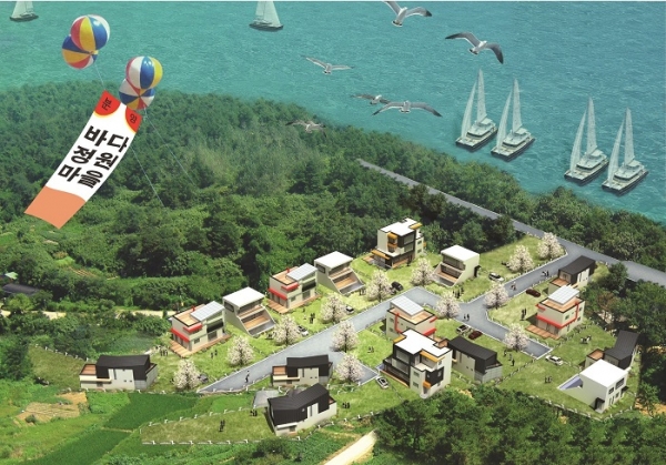 대부도의 전원주택 '바다정원마을' 분양 소식 전해