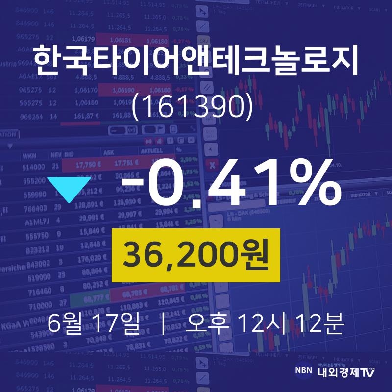 한국타이어앤테크놀로지 (161390) 주가 분석 — 시세·전망·투자 포인트 총정리 (2026) — 주식 참고 이미지