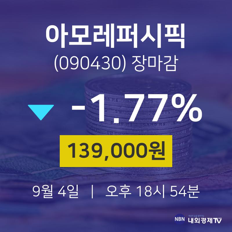 아모레퍼시픽 (090430) KOSPI 주식 분석 — 소비재 투자 가이드 2026 — 주식 데이터 이미지