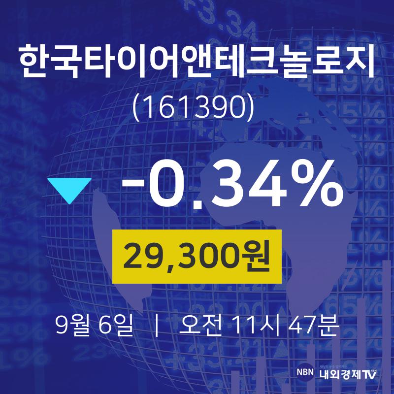 한국타이어앤테크놀로지 (161390) 주가 분석 — 시세·전망·투자 포인트 총정리 (2026) — 주식 데이터 이미지