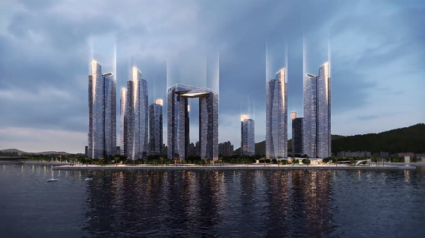 남천자이 아파트 투시도