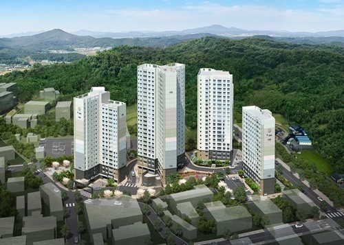 친환경 아파트 ‘용인 세영리첼’ 주말 모델하우스 주말 방문객 북적