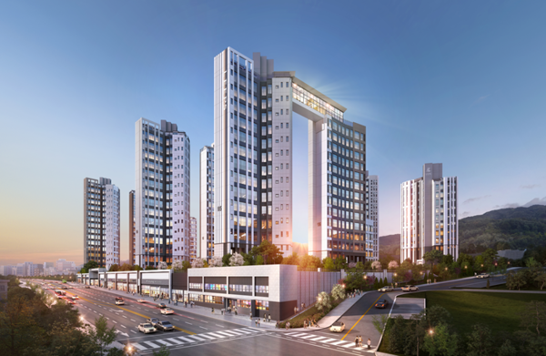 스카이 브릿지 적용한 '순천 한양립스 파크포레' 오픈