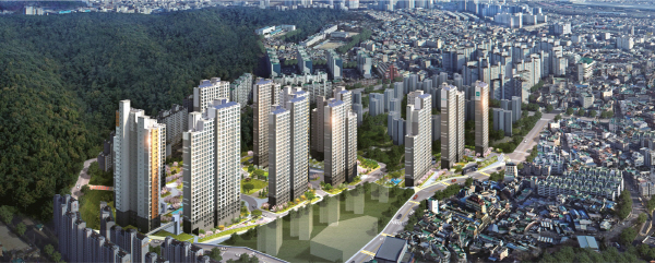부산 지역조합아파트 '부암 서희스타힐스' 청약 시작